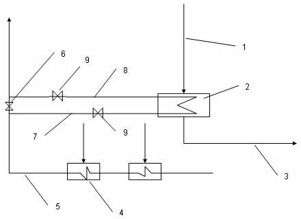 Intelligent heater utilizing superheat degree of industrial extraction steam