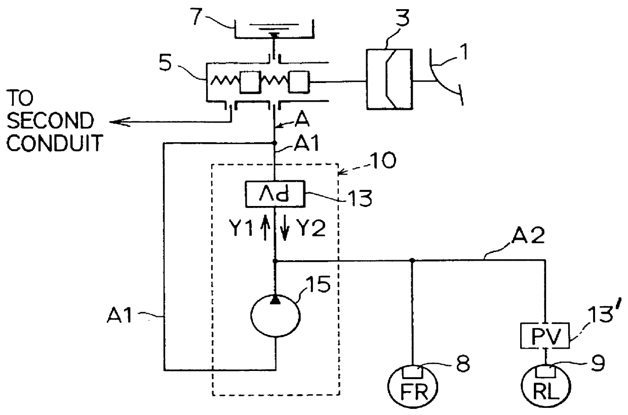 Brake control apparatus for a vehicle