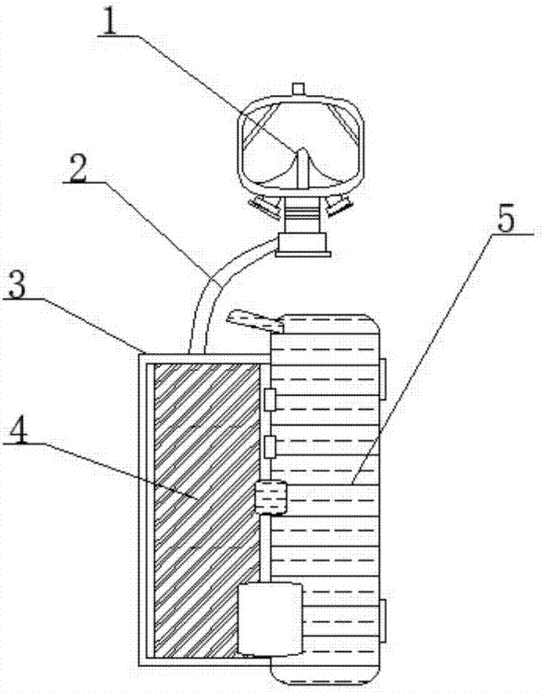 Convenient underground breathing apparatus