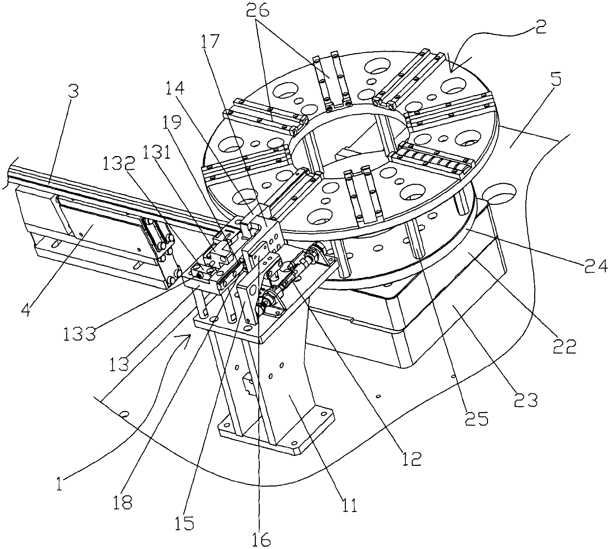 Feeding mechanism for part three-dimensional size measurement machine