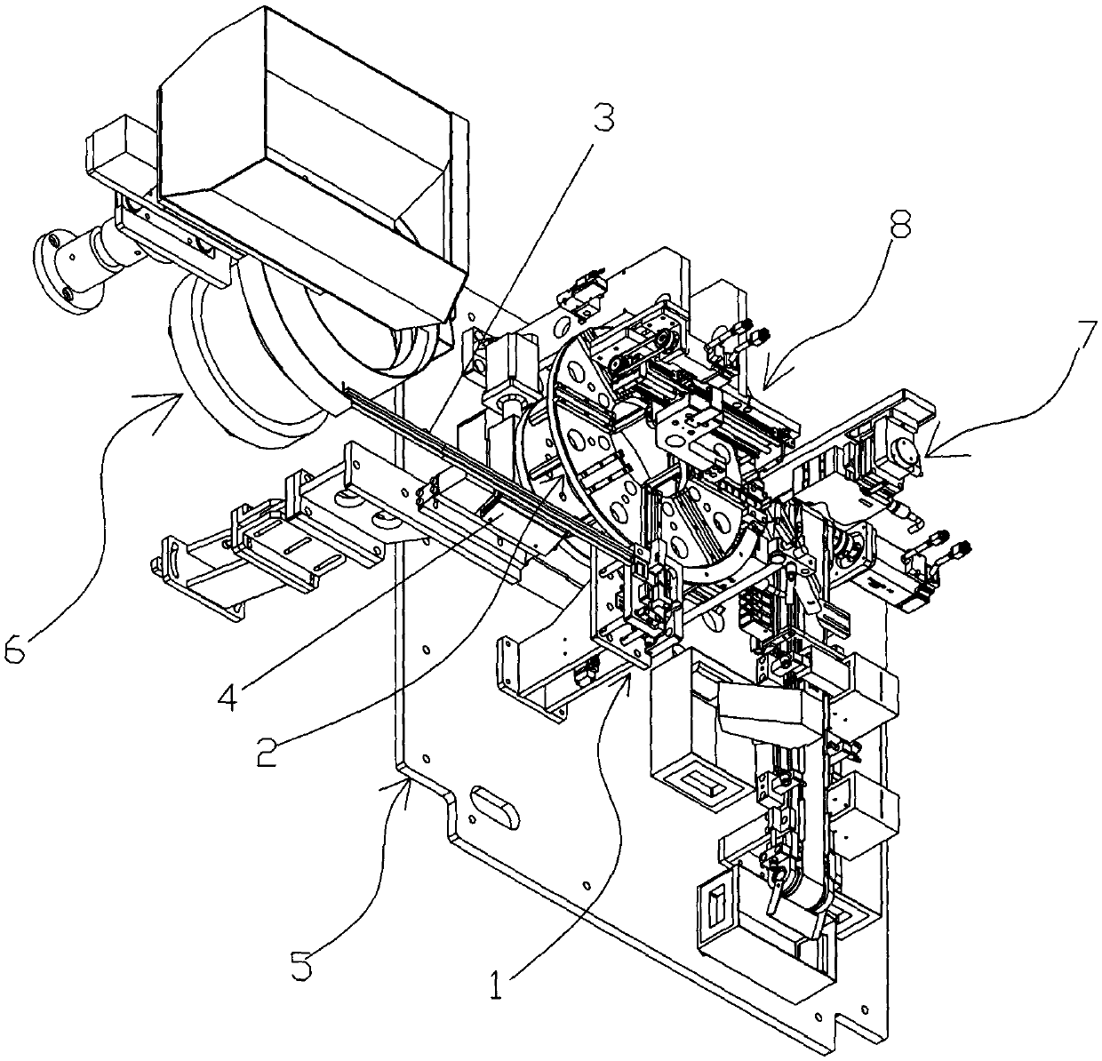 Feeding mechanism for part three-dimensional size measurement machine