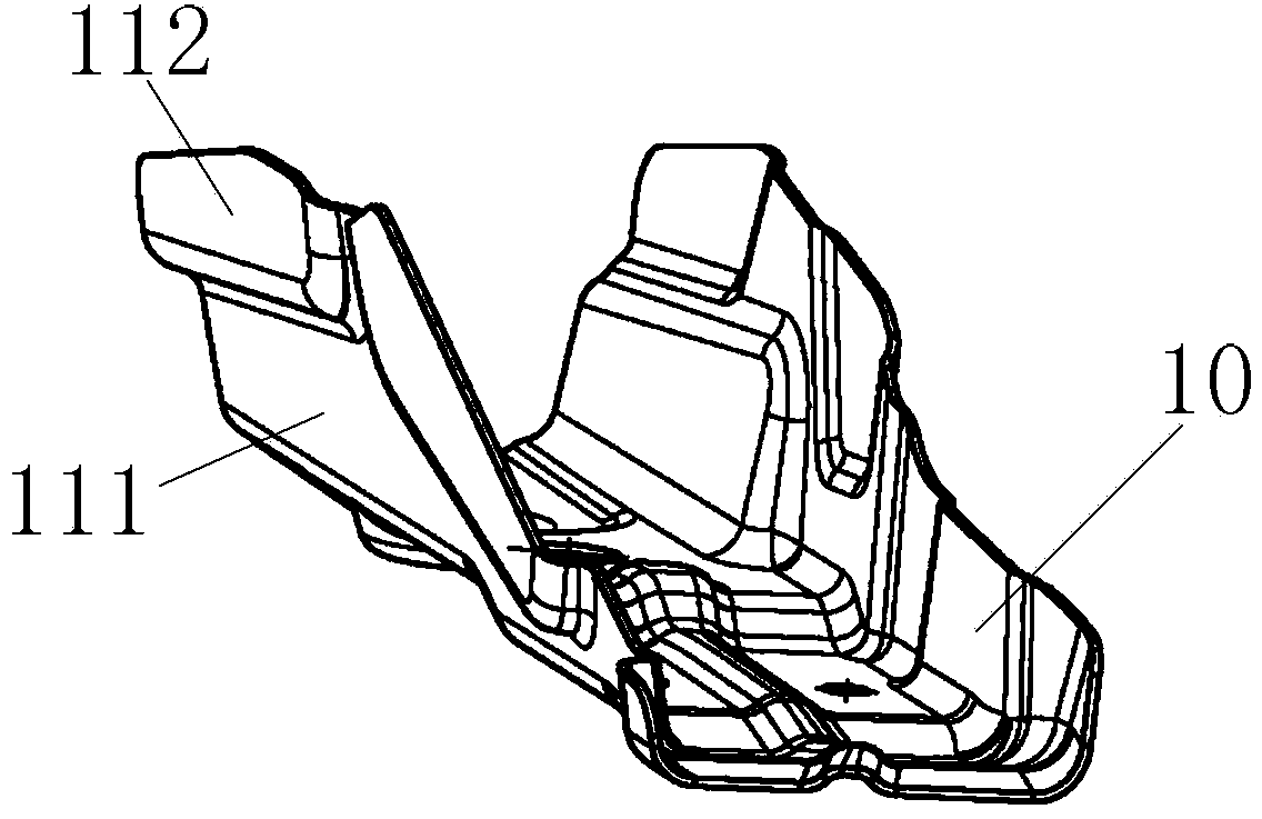 Rear automobile body structure for reinforcing rear of automobile