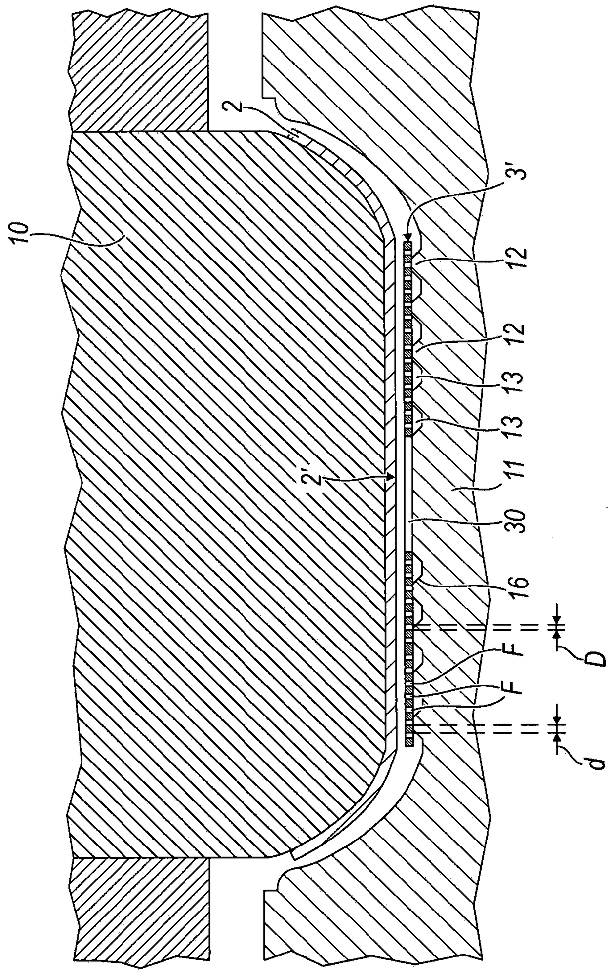 Container for cooking food on an induction or conventional surface and method of forming the same