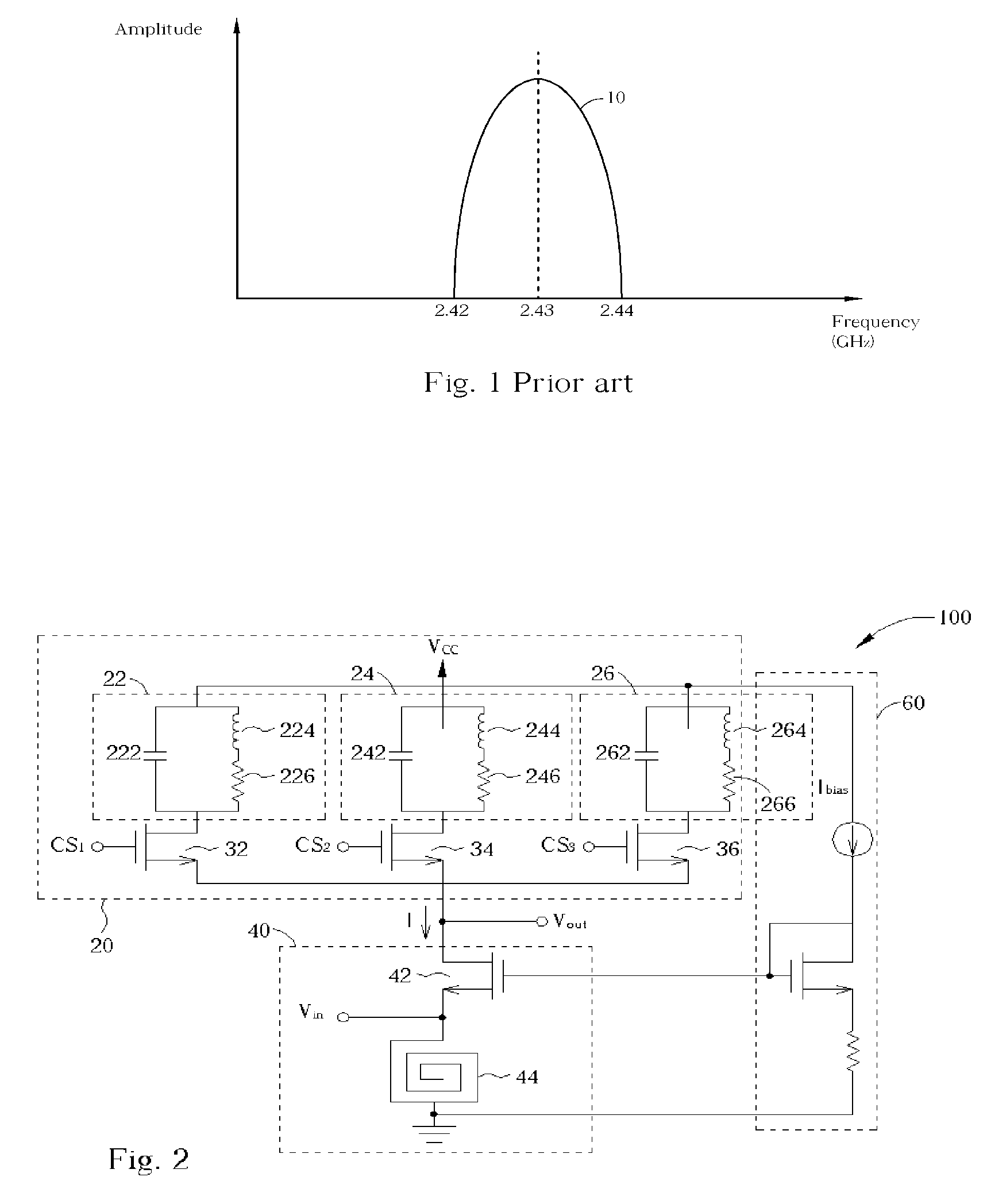 Low noise amplifier and related method