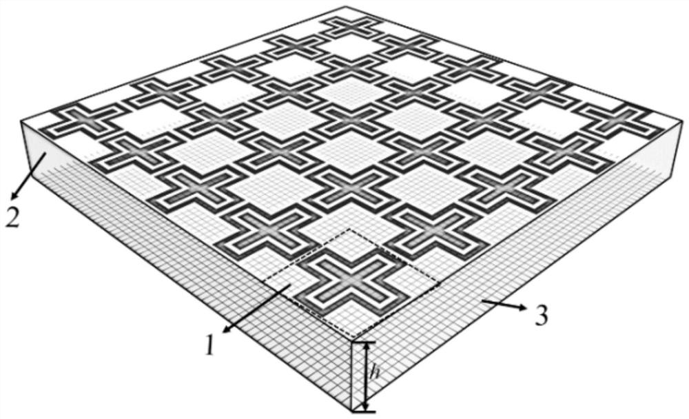 Metamaterial optical window and preparation method thereof