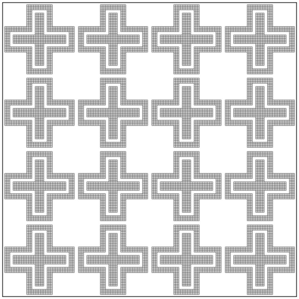 Metamaterial optical window and preparation method thereof