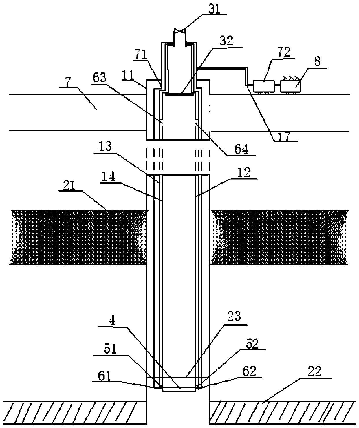 Antifreeze method for deep water well in tundra and antifreeze deep water well