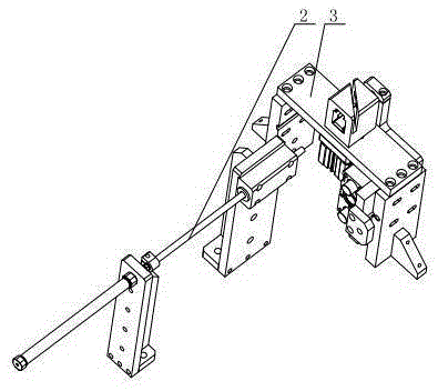 Guide conveying mechanism for lock tongue