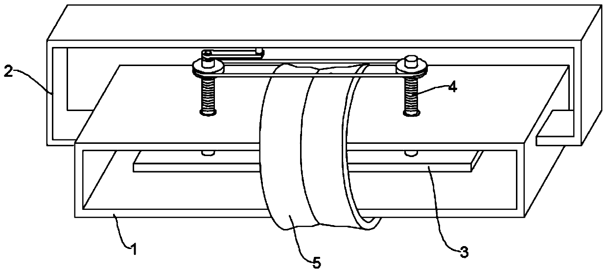 Bill fixing and bundling device for financial accounting