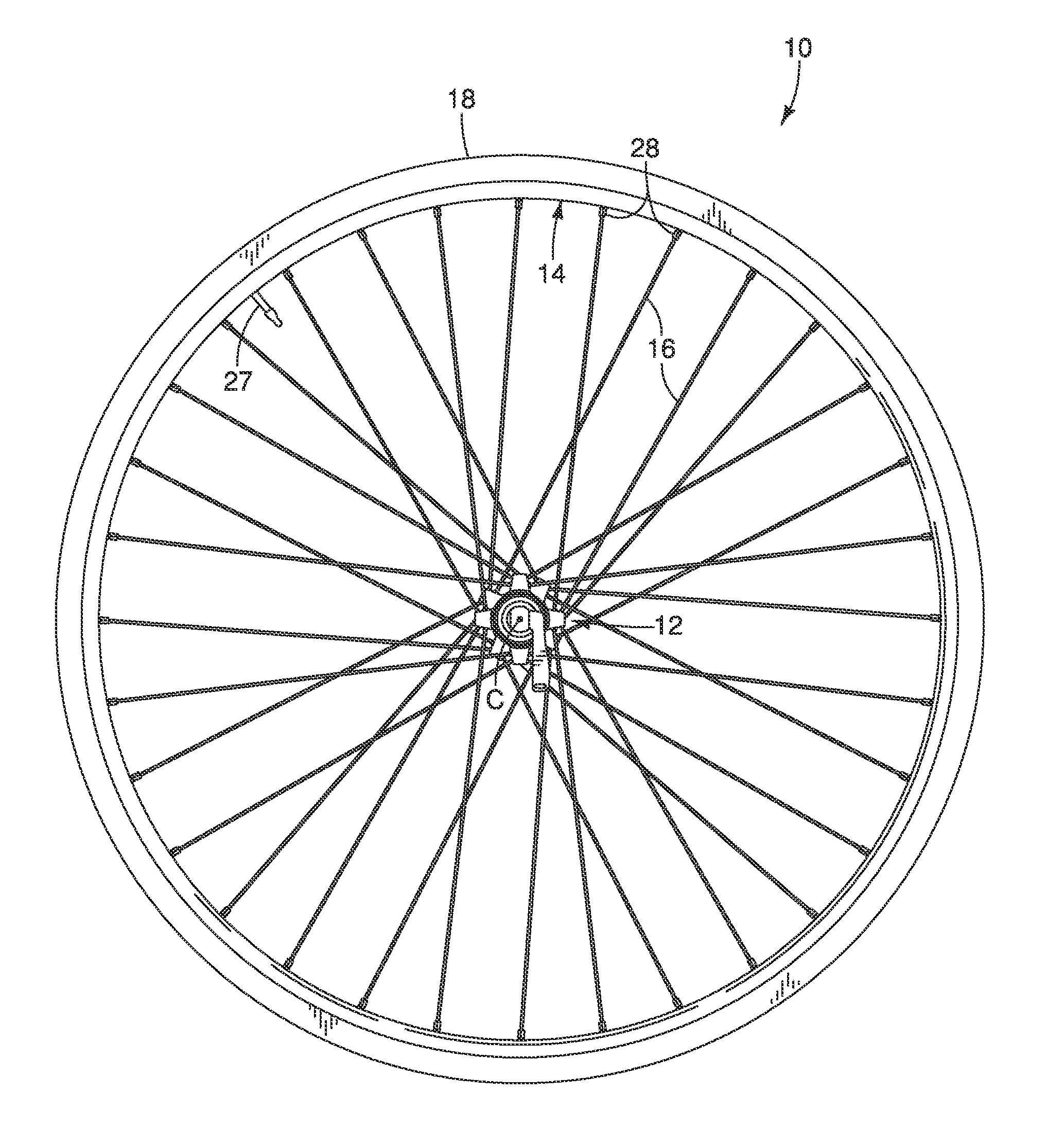 Bicycle hub and bicycle wheel