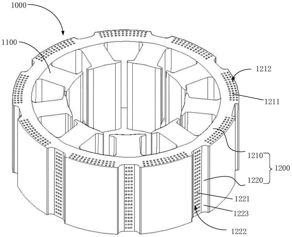 Motor electron, motor, compressor and refrigeration equipment