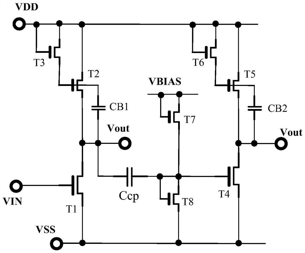 Thin film transistor integrated amplifier