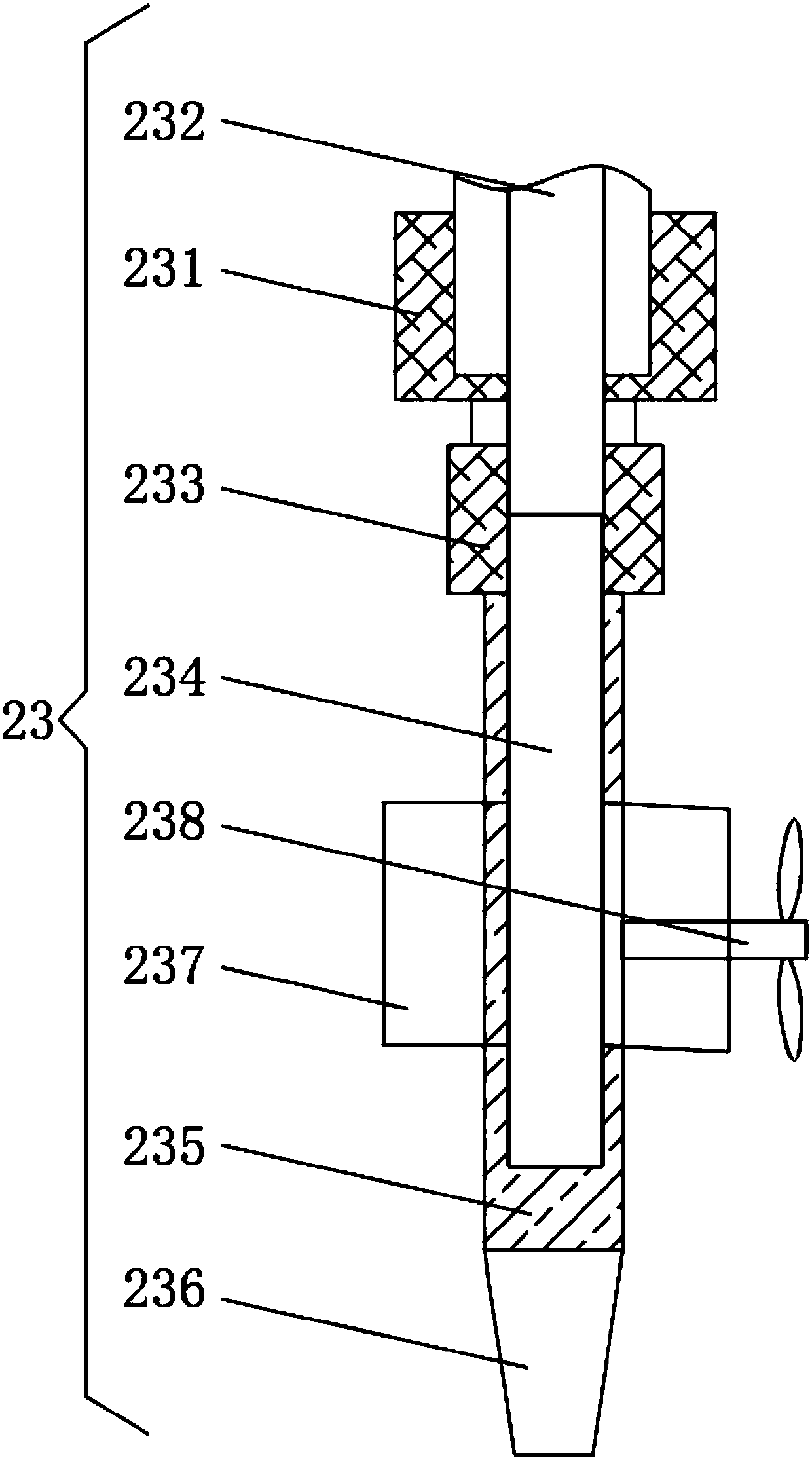 Acoustic activity uniform sandblasting apparatus