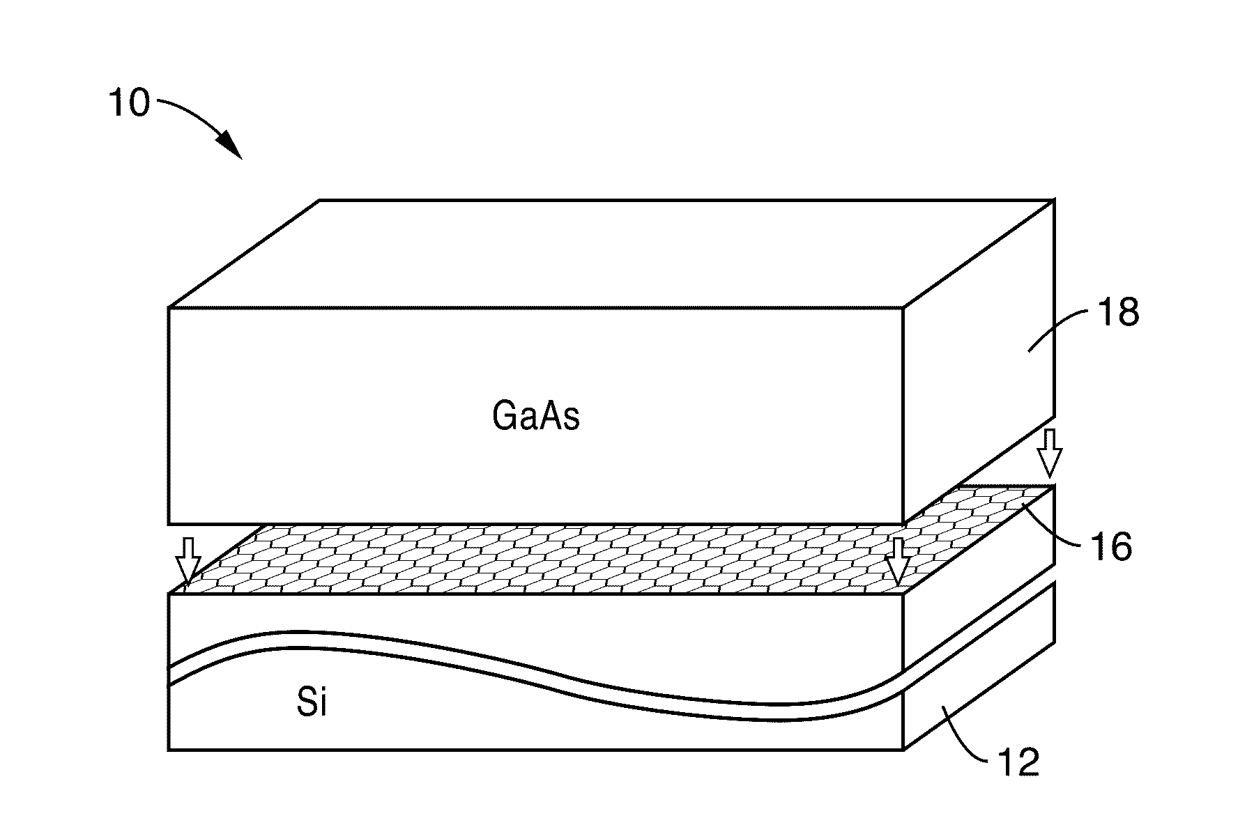 Epitaxial growth of gallium arsenide on silicon using a graphene buffer layer