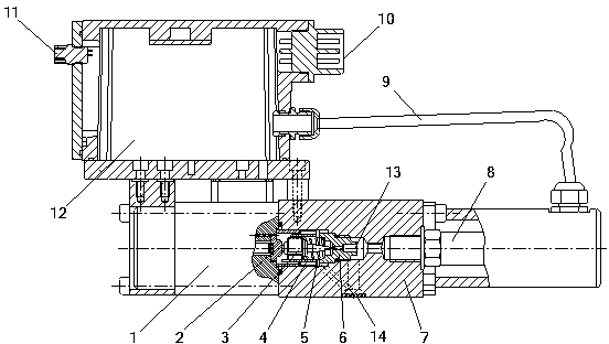 Pressure closed loop control digital integrated direct acting type proportional overflow valve