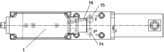 Pressure closed loop control digital integrated direct acting type proportional overflow valve