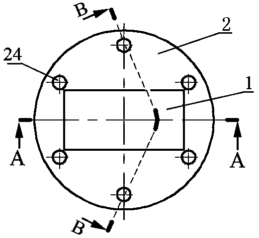 Mold for extrusion formation of equal-thickness in-plane bent plate