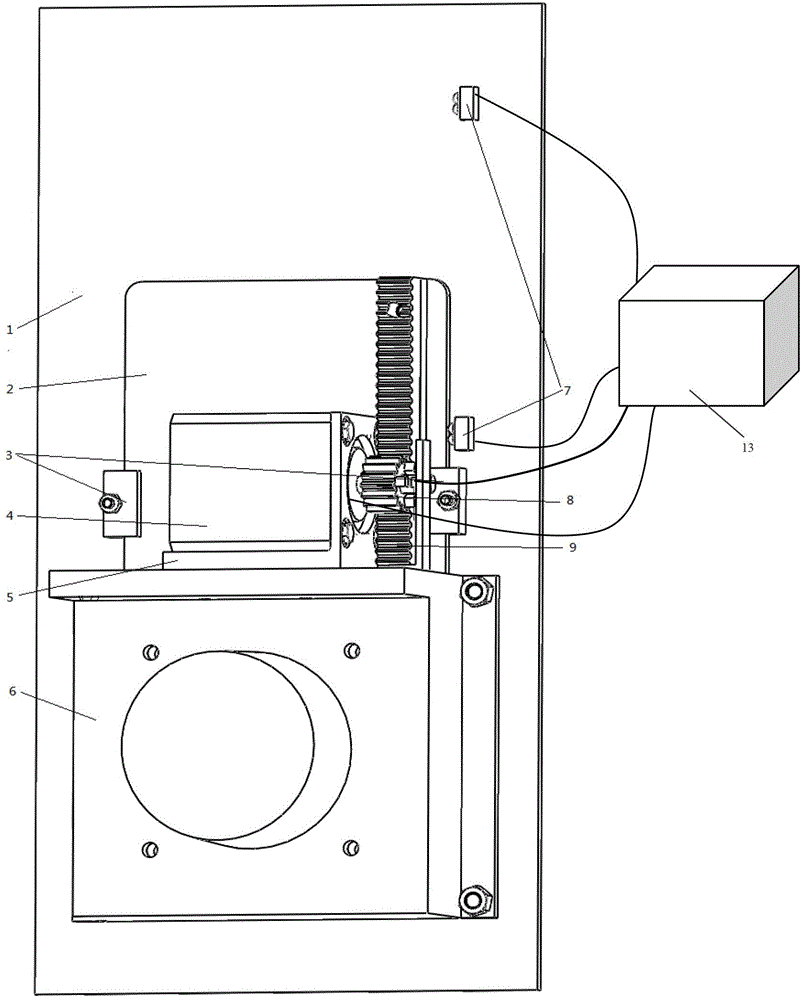 Safeguard device for charging port of electric automobile charging pile