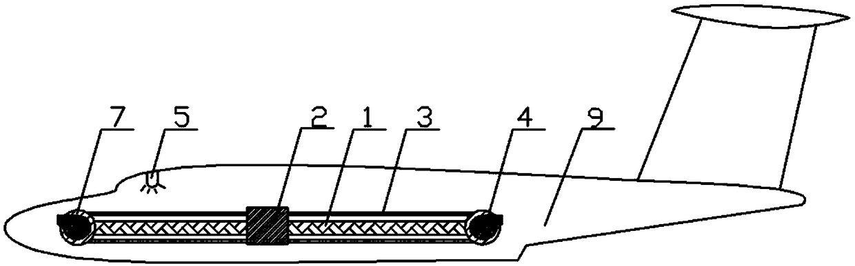 Unmanned ground effect aircraft with slide-way type adjusting device