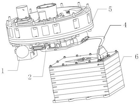 FXT focusing camera refrigeration link structure for Einstein probe satellite