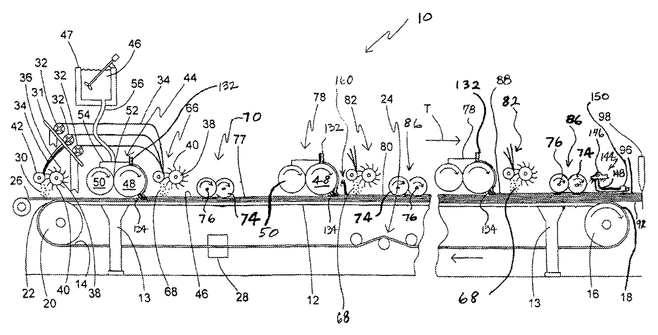 Method for smoothing cementitious slurry in the production of structural cementitious panels