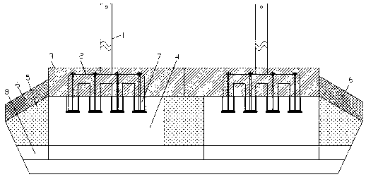 A compound heat preservation method and structure of aluminum electrolysis continuous prebaked anode