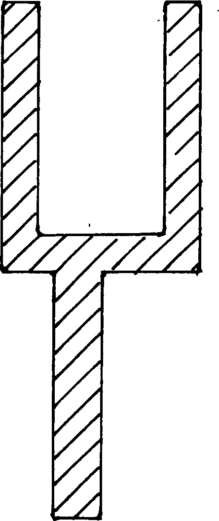 Method for producing pure copper high precision semi hollow section bar