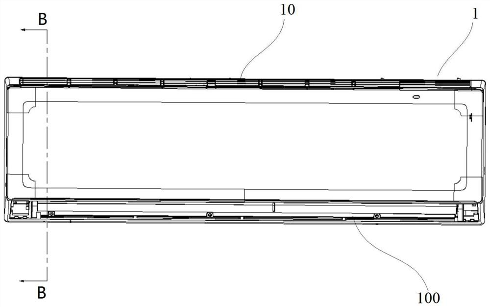 Air deflector assembly and air conditioning device