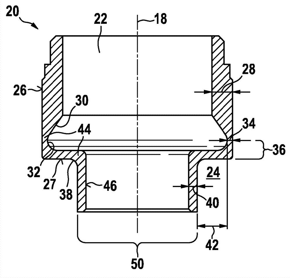 Membrane for combustion chamber pressure sensor