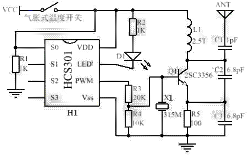 A wireless protection system for electric heating equipment