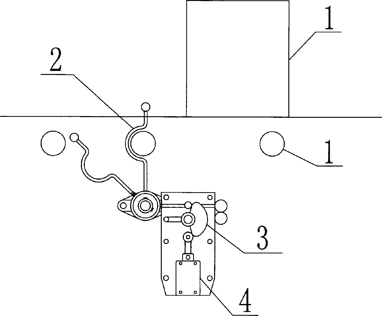 In-place sensing device for workpiece inside furnace