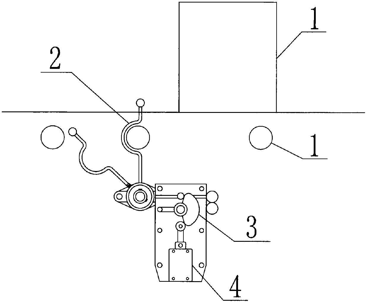 In-place sensing device for workpiece inside furnace