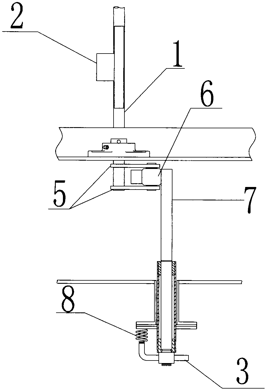 In-place sensing device for workpiece inside furnace