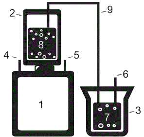 Online detection device and method of battery electrode level in lead-acid storage battery inner chemosynthesis process