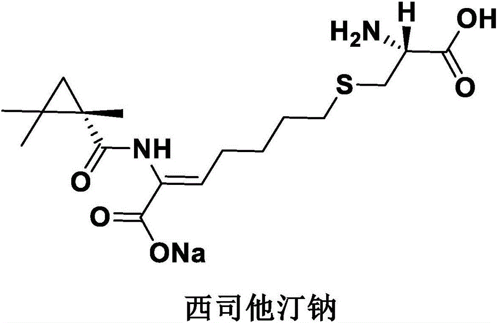 Imipenem and cilastatin sodium sterile powder preparation for injection and preparation method thereof