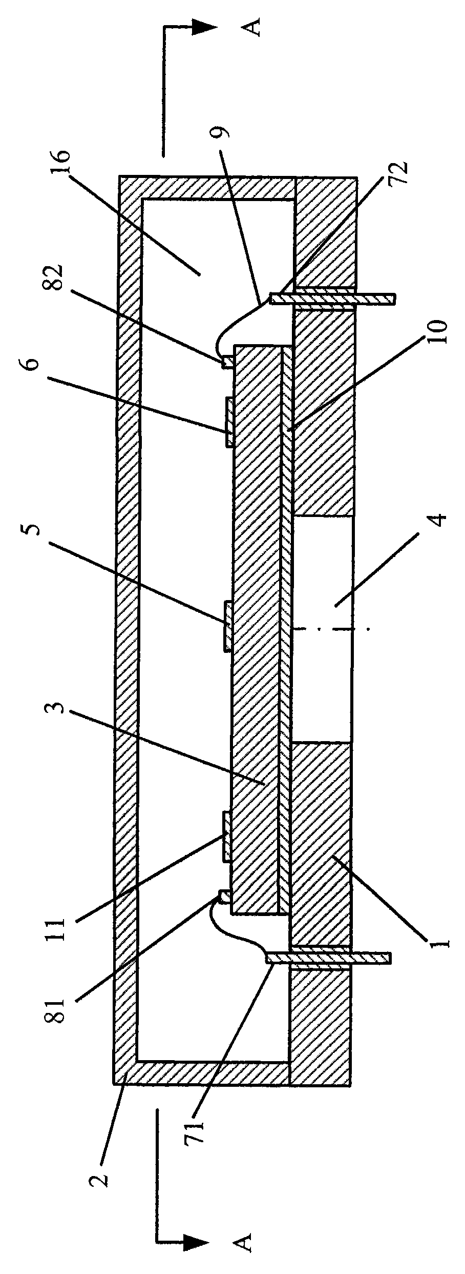 Acoustic surface wave pressure sensor and acoustic surface wave temperature sensor