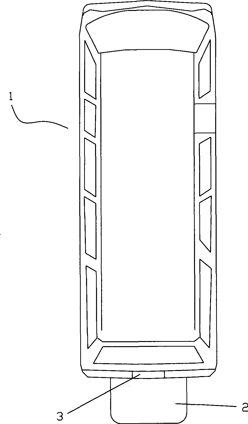 School bus with safety pneumatic cushion for escape