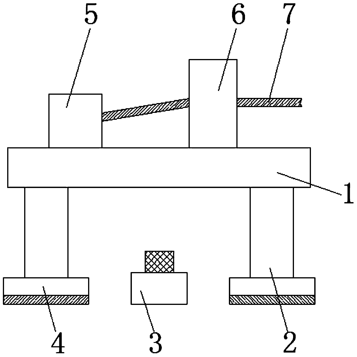 Wire feed device with tread control wire feed structure and of welding wire feeder