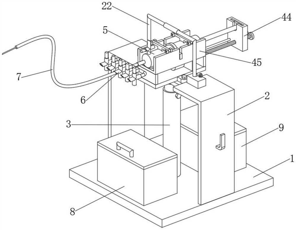 Anesthesia injection device capable of performing multipoint synchronous anesthesia