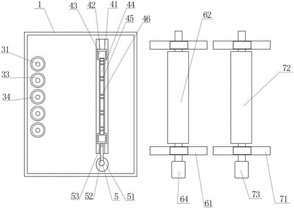 Cotton cloth attachment anti-adhesion yarn winding device