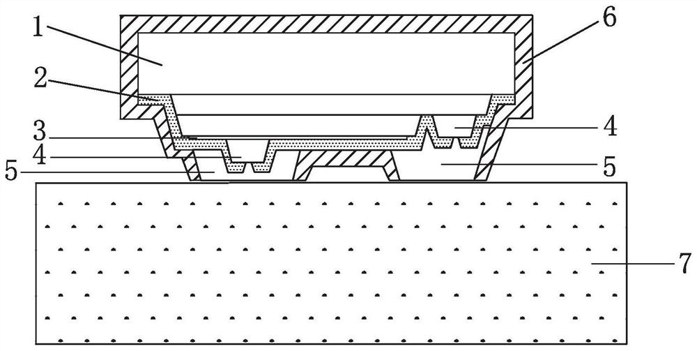 Insulation protection flip LED chip structure and manufacturing method thereof