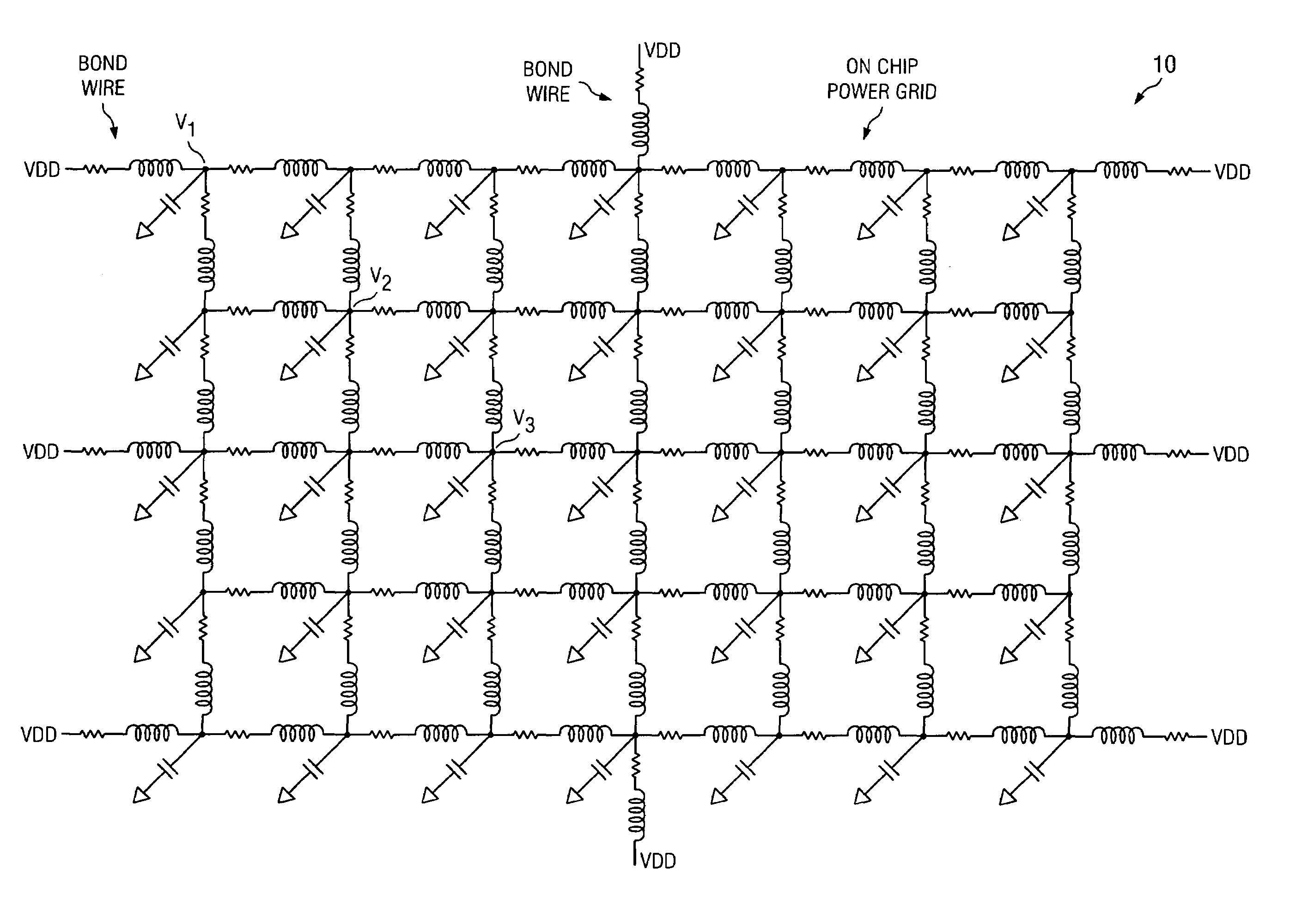 Timing closure for system on a chip using voltage drop based standard delay formats