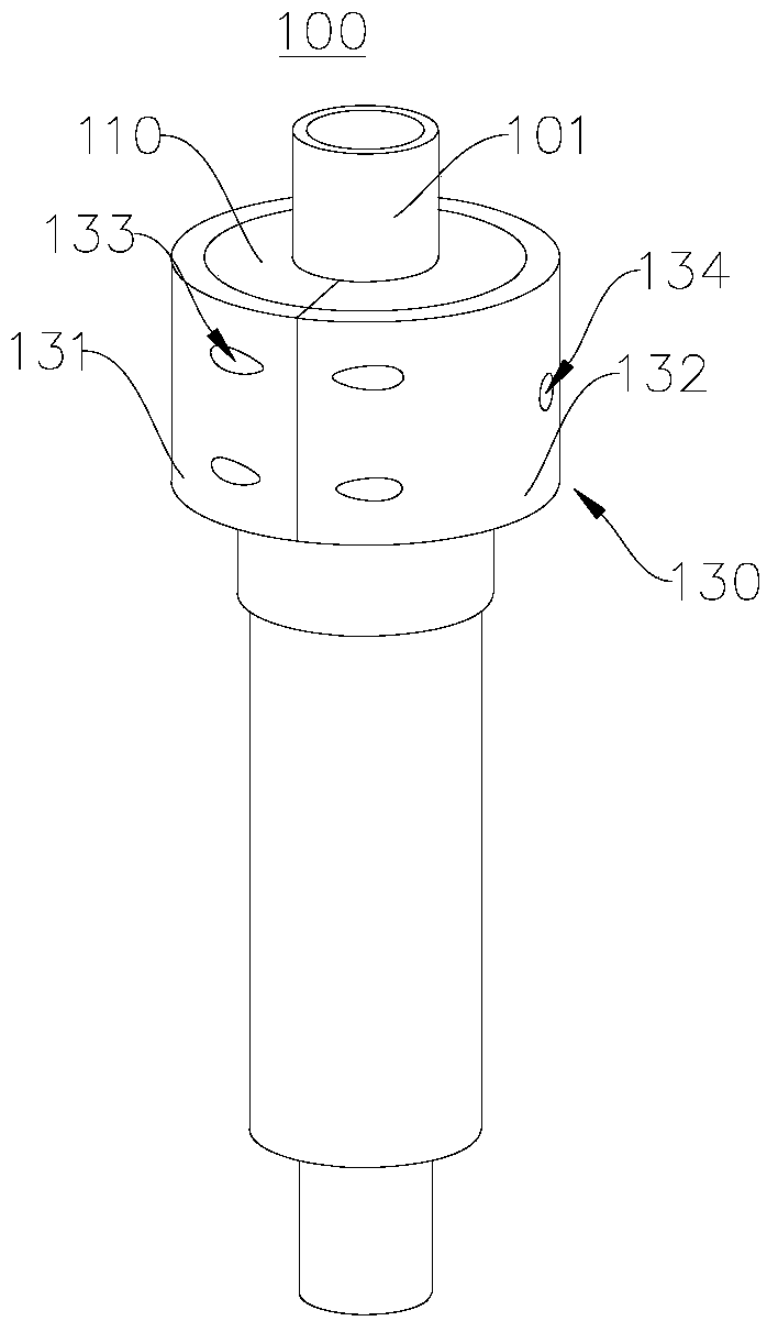 Gas well leaking stoppage device and gas well drilling equipment