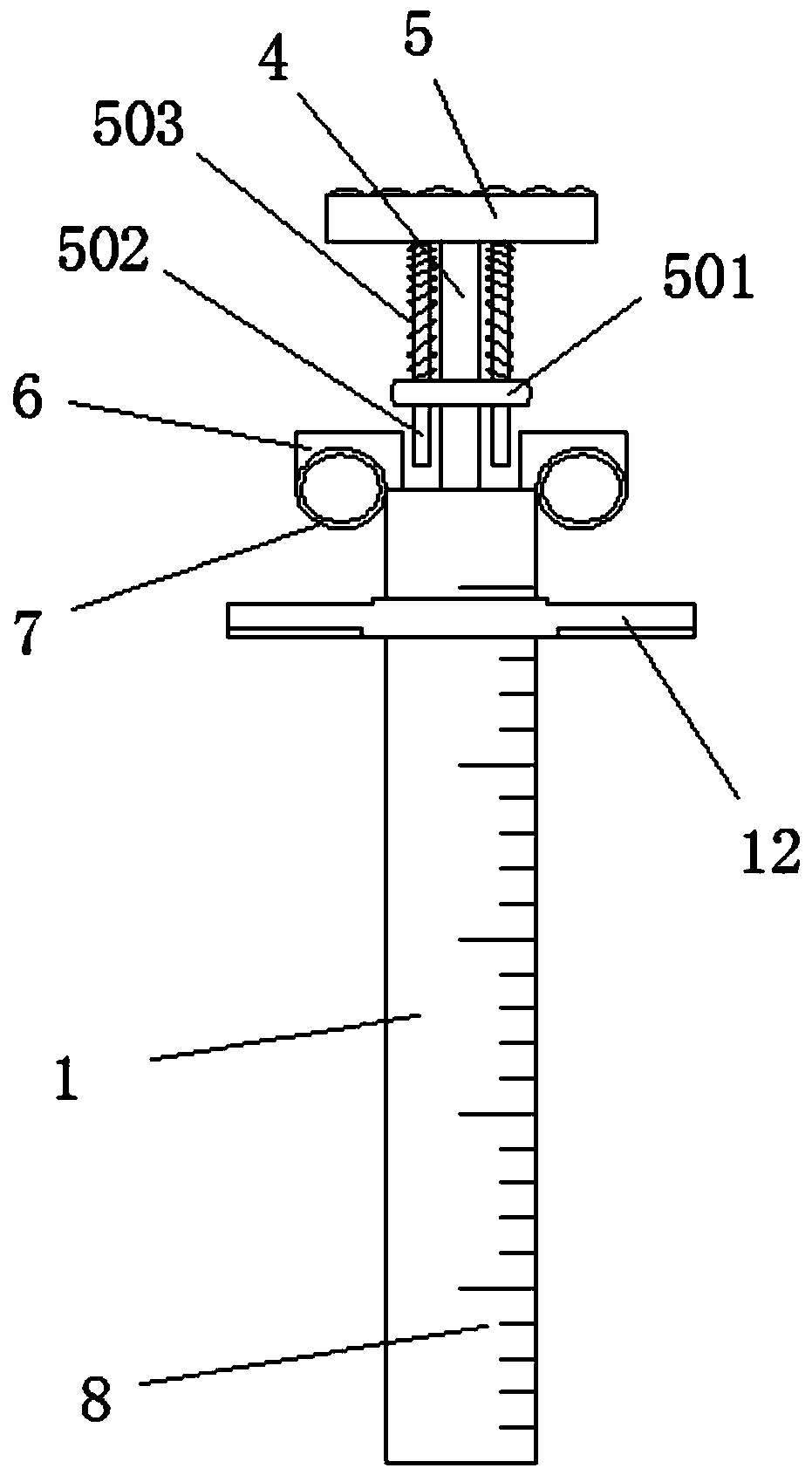 Novel gastrointestinal surgery abdominal cavity operation puncture device