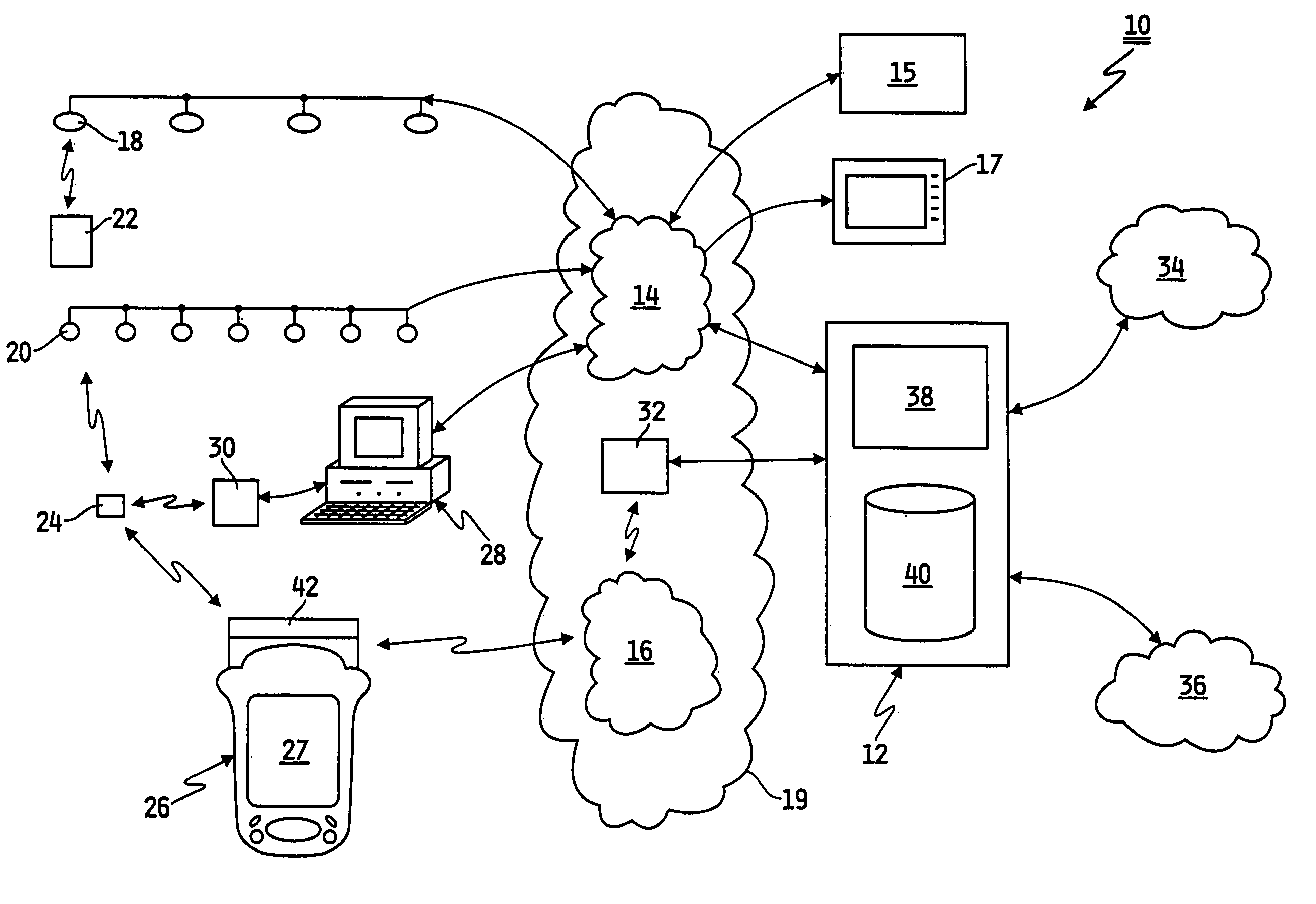 Universal communications, monitoring, tracking, and control system for a healthcare facility