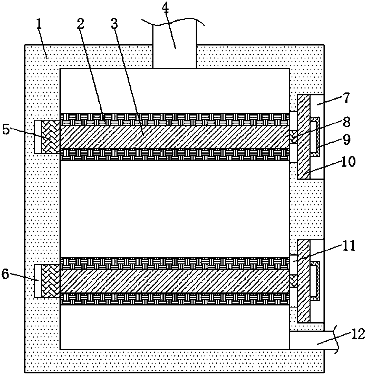 Sewage purification equipment convenient for disassembly and assembly