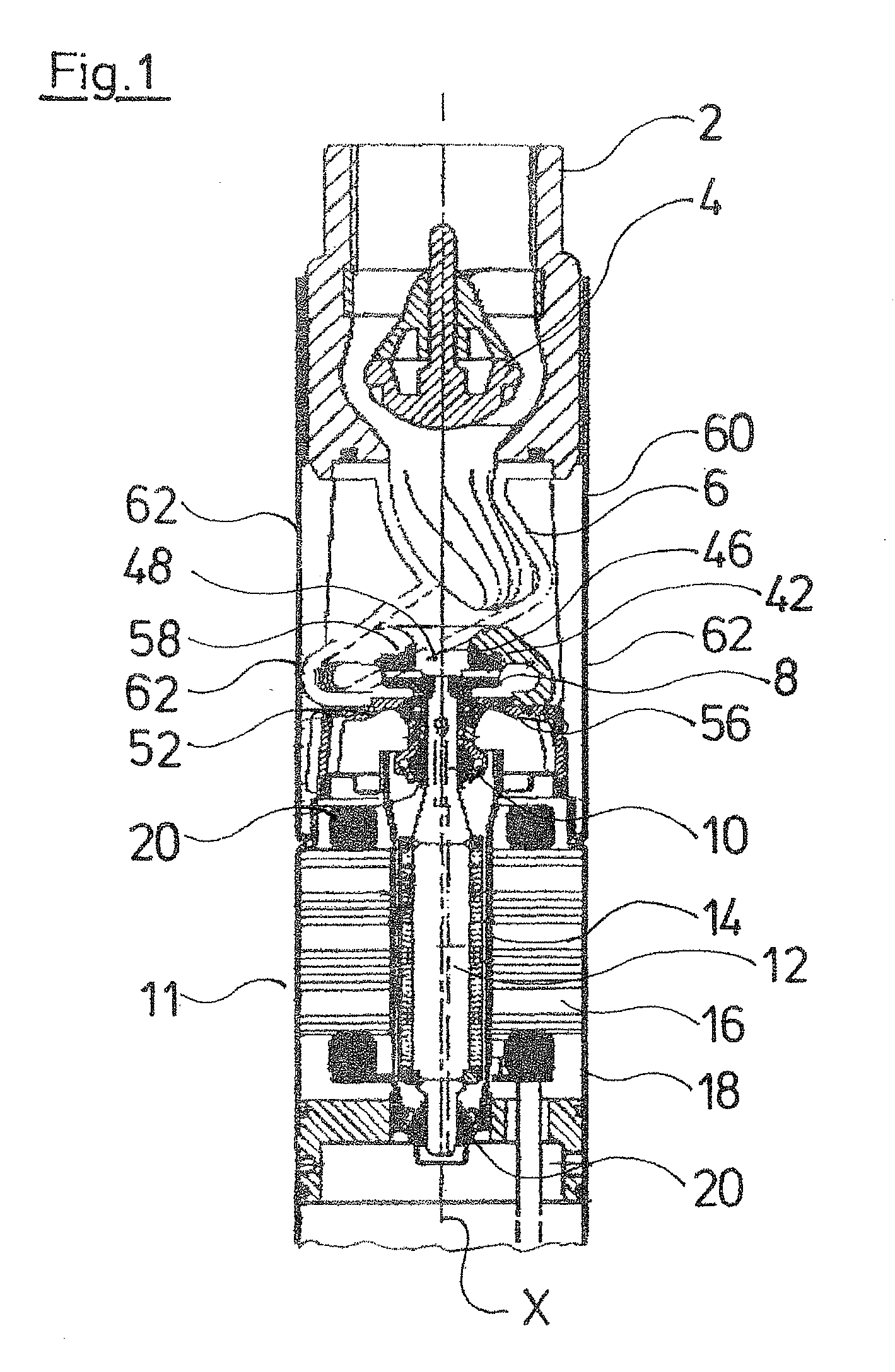 Submersible pump unit