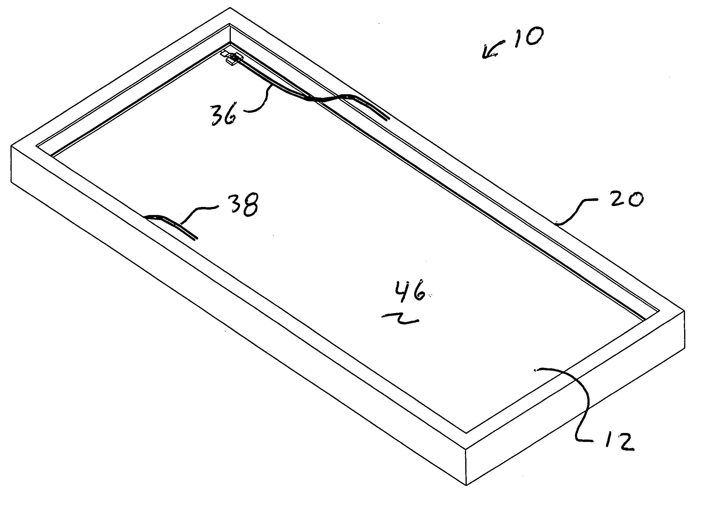 Solar defrost panels