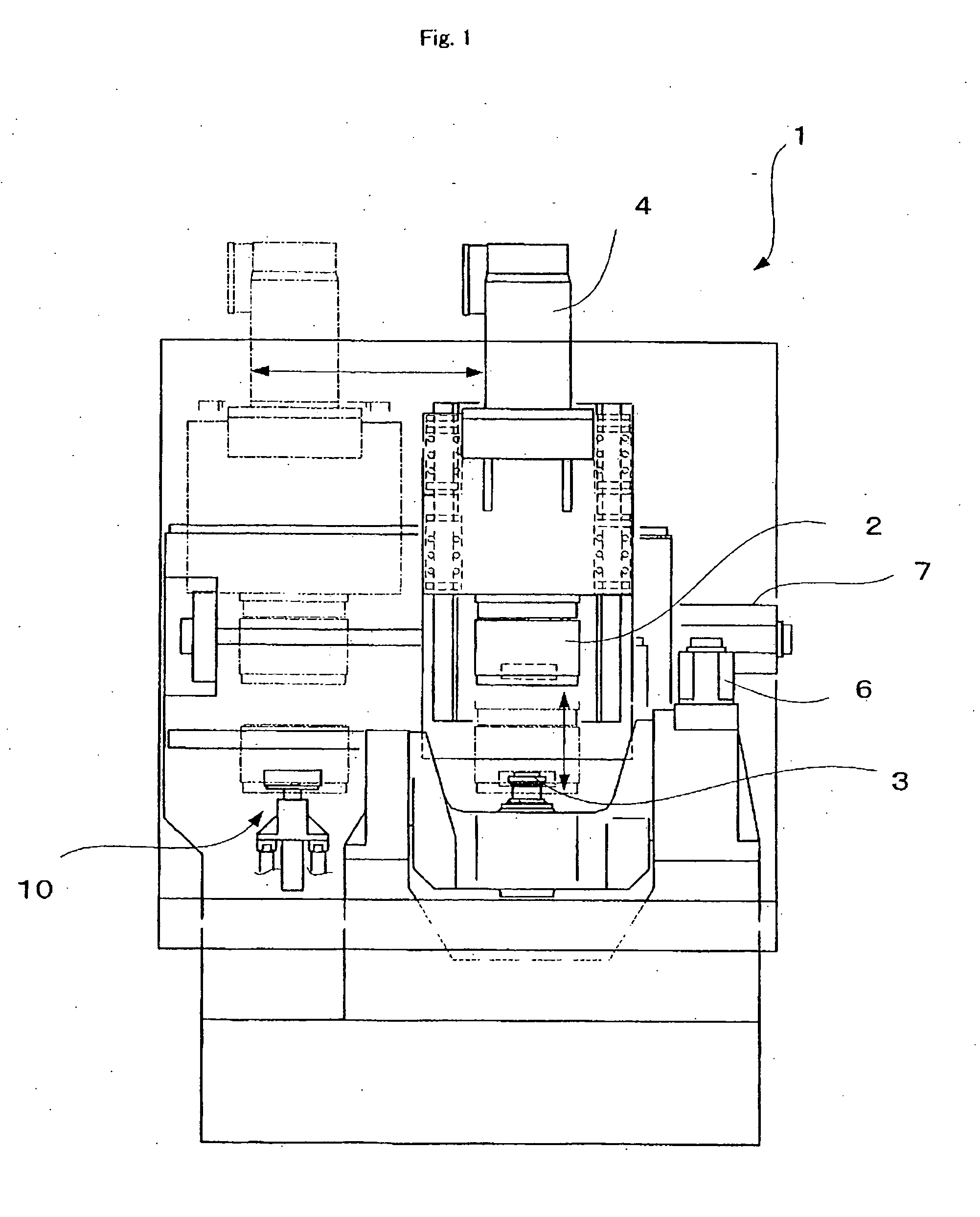 Internal gear shaving machine