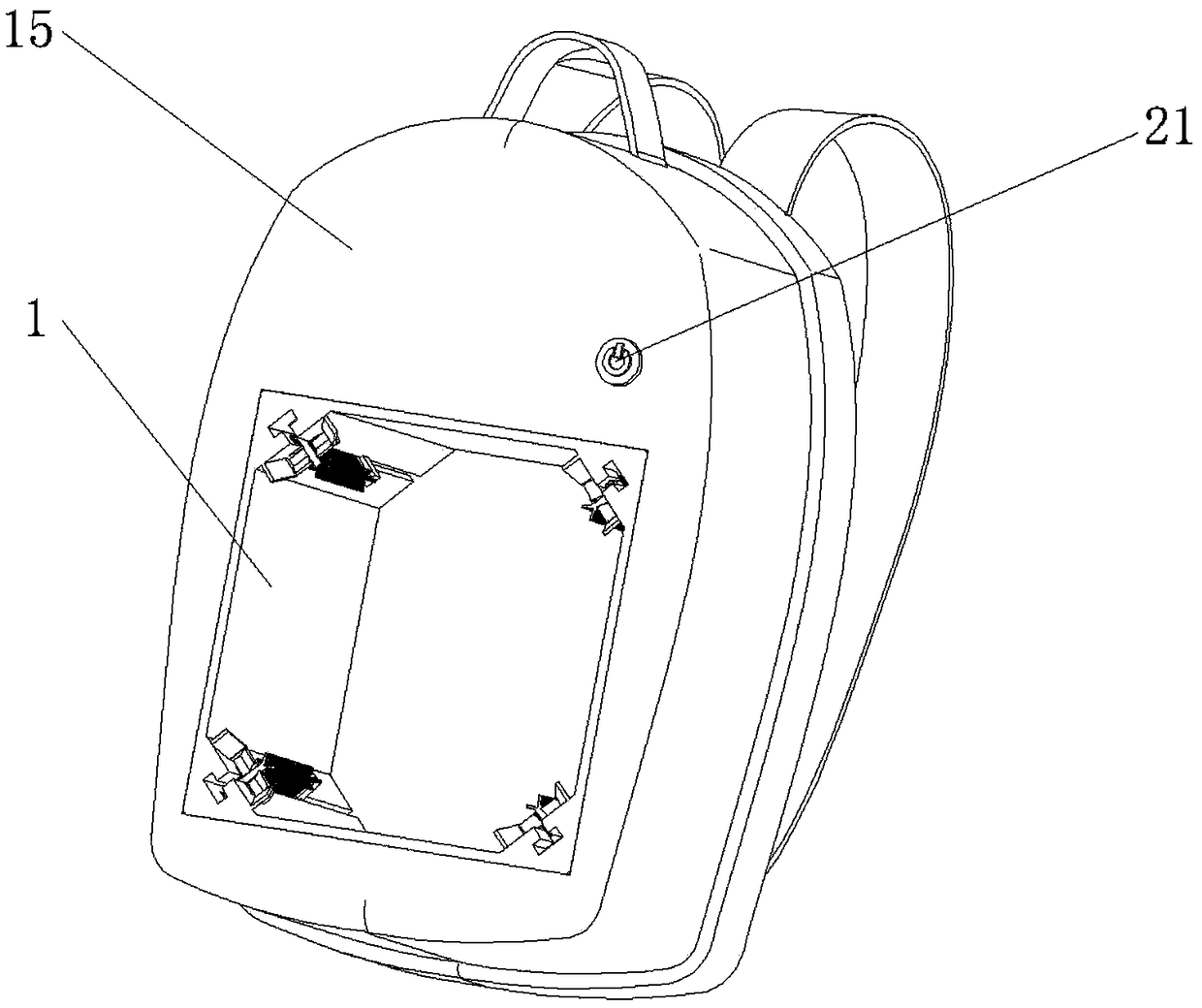 Portable plant tip-control bagging machine